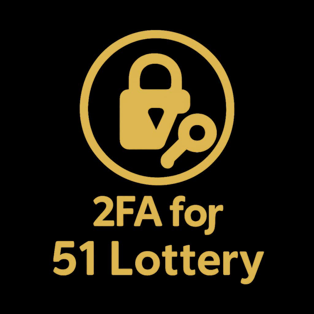 Icon representing 2FA security for 51 Lottery.