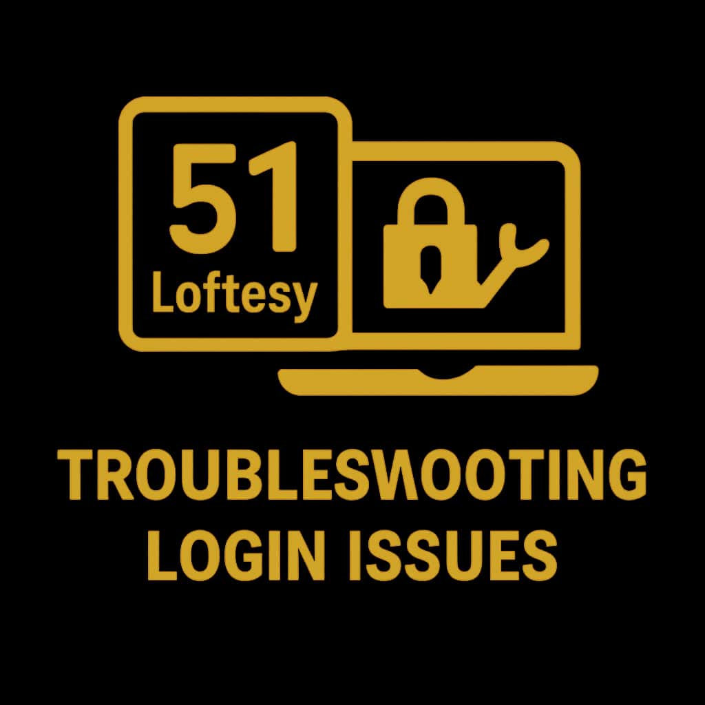 An icon representing Troubleshooting Login Issues for 51 Lottery.