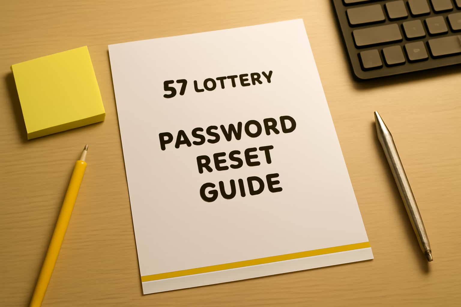 An informative scene illustrating the steps to reset a password for 51 Lottery.