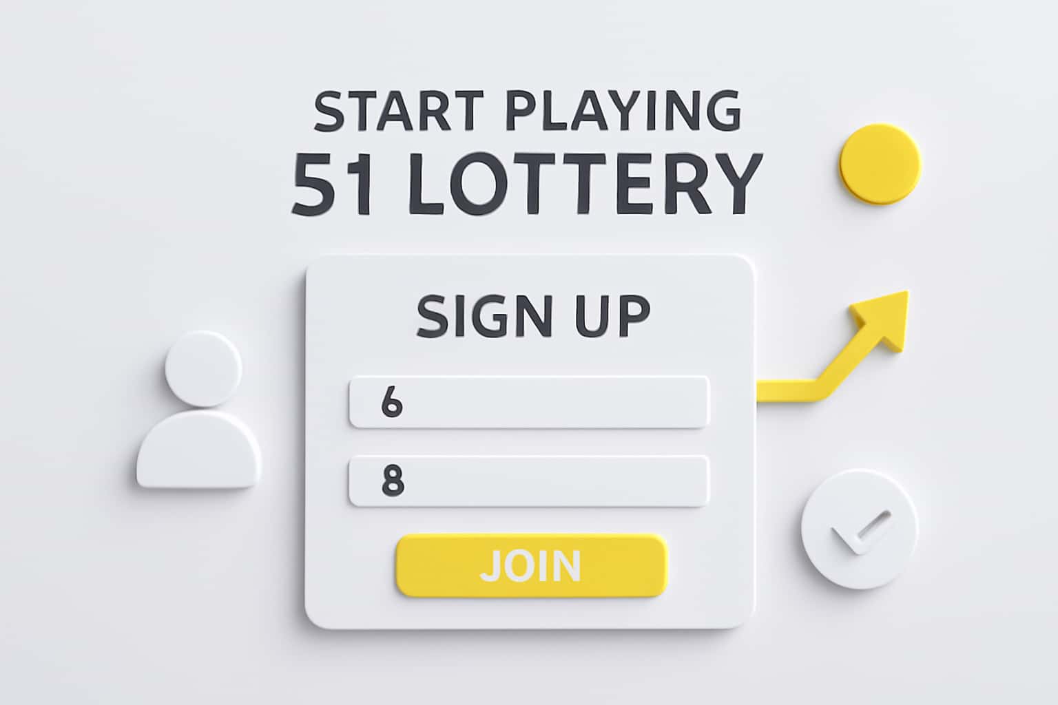 Start Playing 51 Lottery - Sign Up Interface