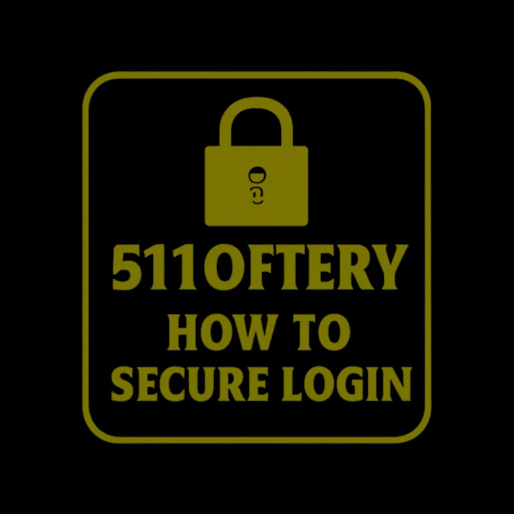 Icon representing 51 Lottery secure login guide.