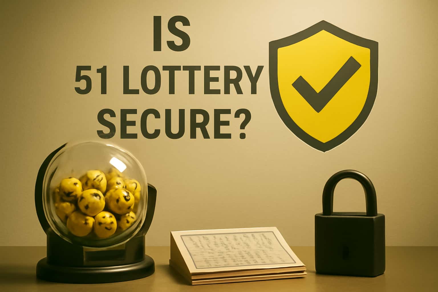 Visual representation of security measures for 51 Lottery.