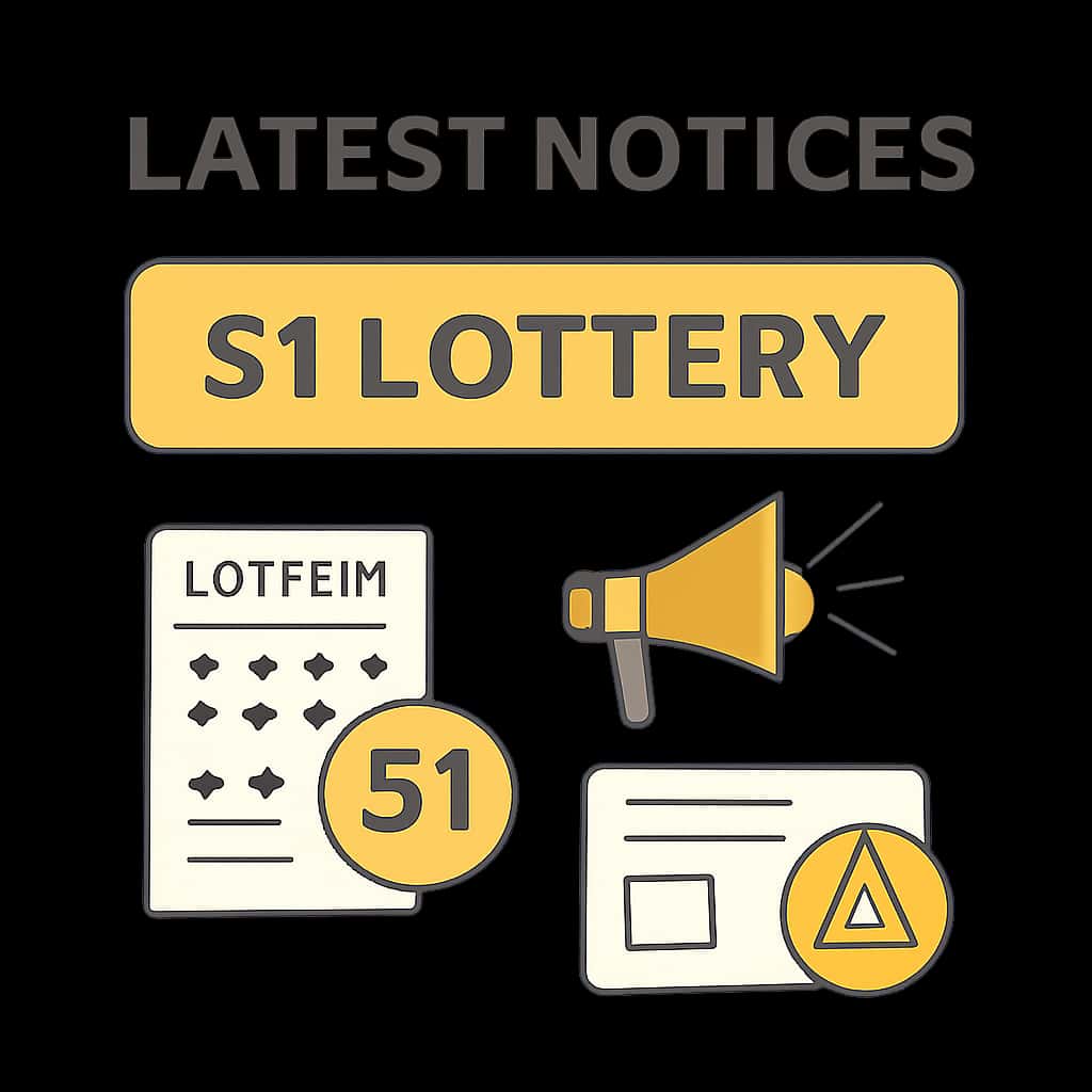 An educational diagram about Latest 51 Lottery Notices.