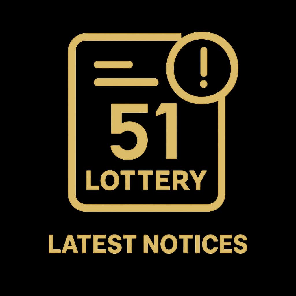 An icon for Latest 51 Lottery Notices.