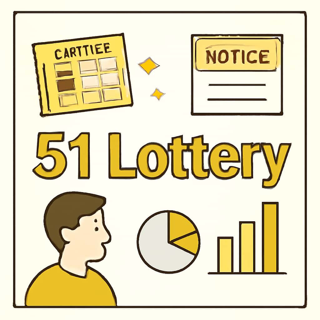 Illustration detailing the function of 51 Lottery Notices.