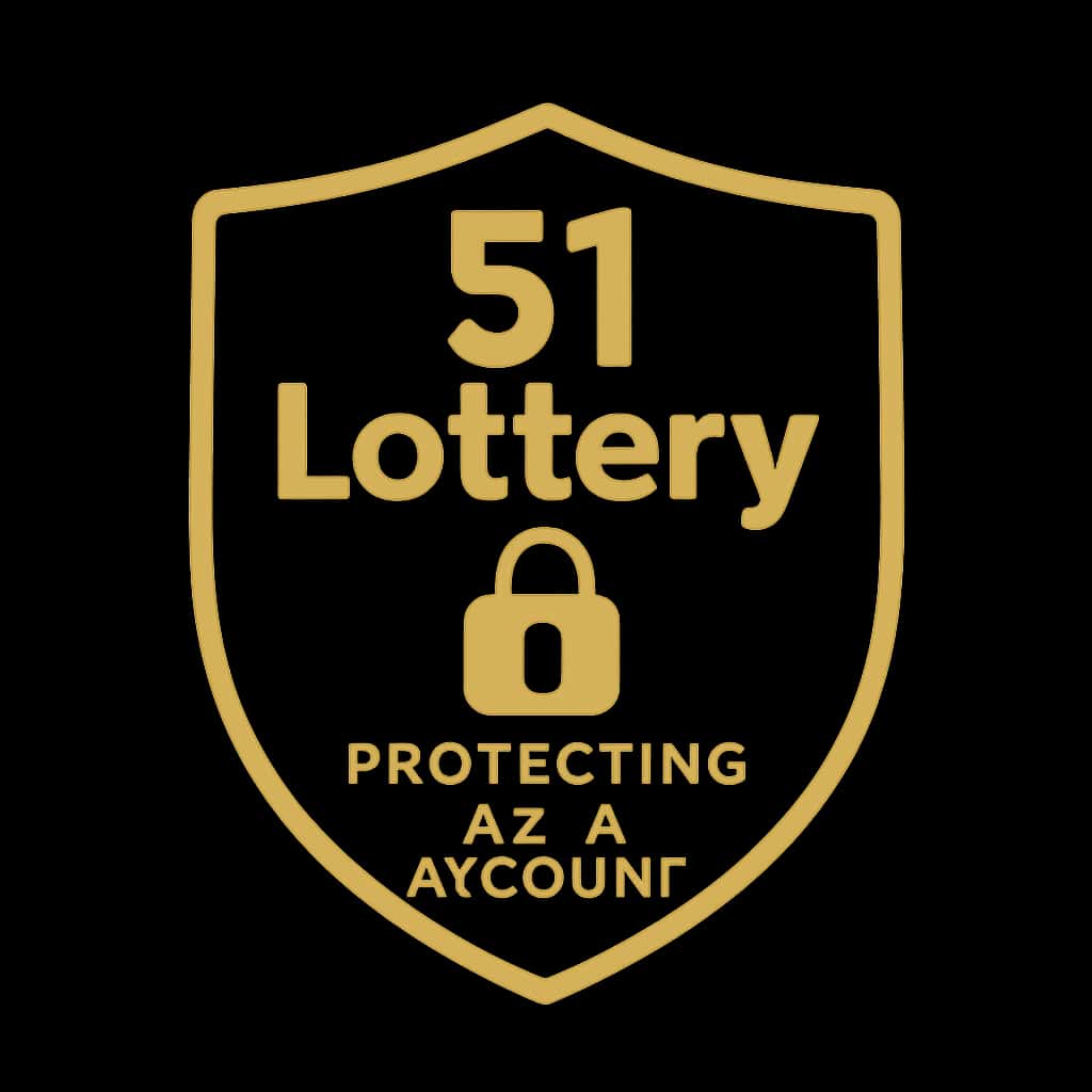 A badge representing account protection for 51 Lottery.