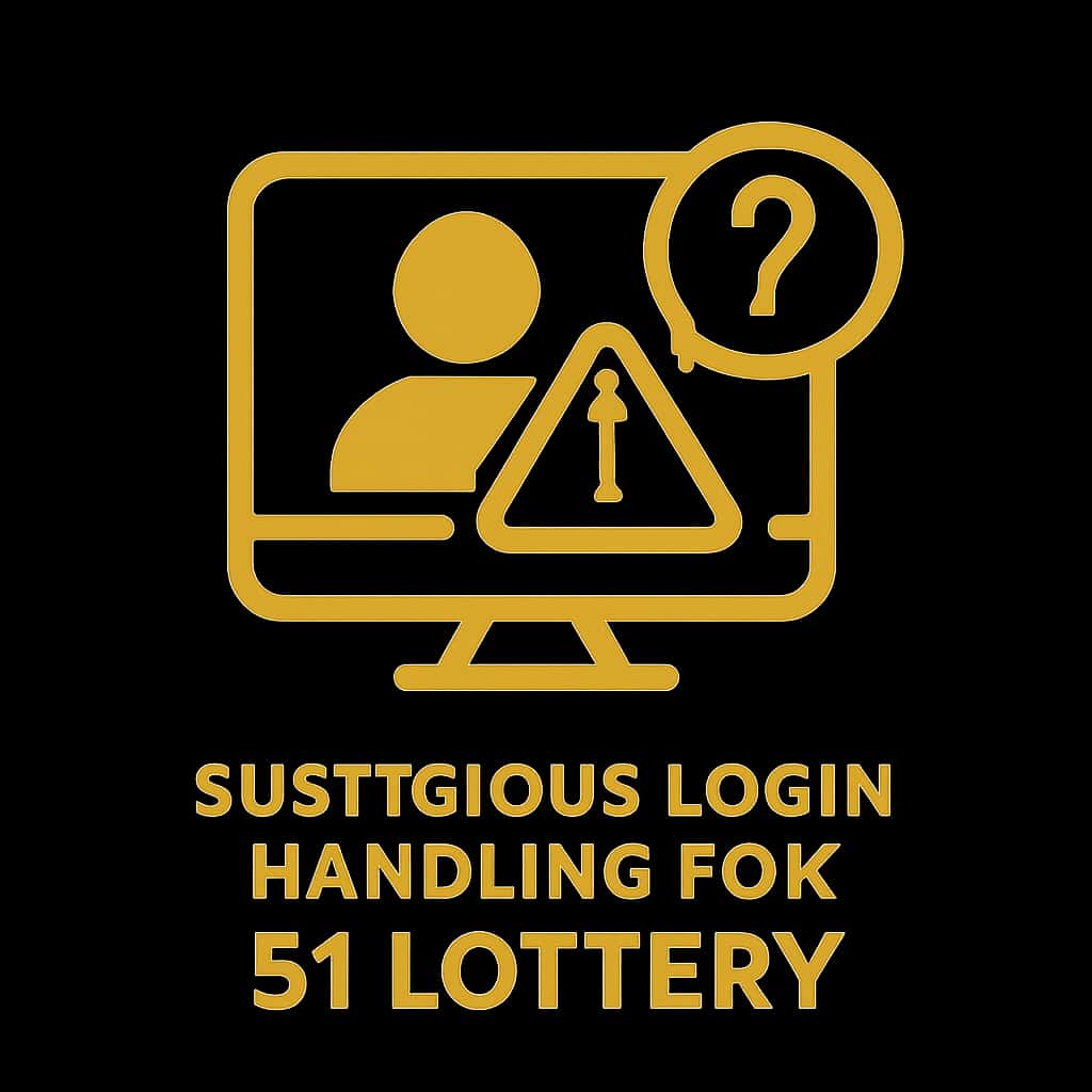 An icon symbolizing Suspicious Login Handling for 51 Lottery.